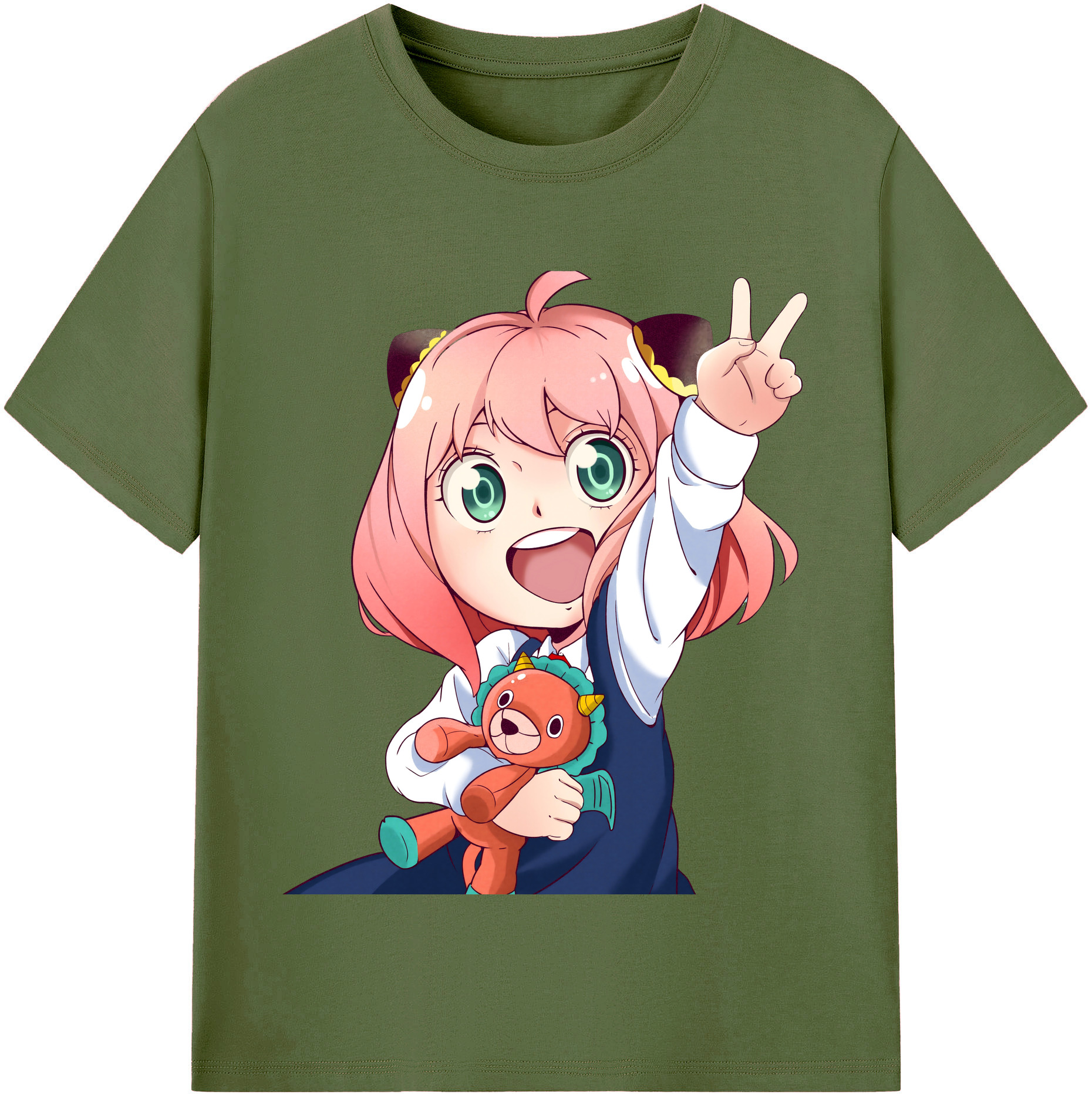 （画像用） SPY×FAMILY间谍家家酒 綿100％半袖Tシャツ（フロントプリント）
